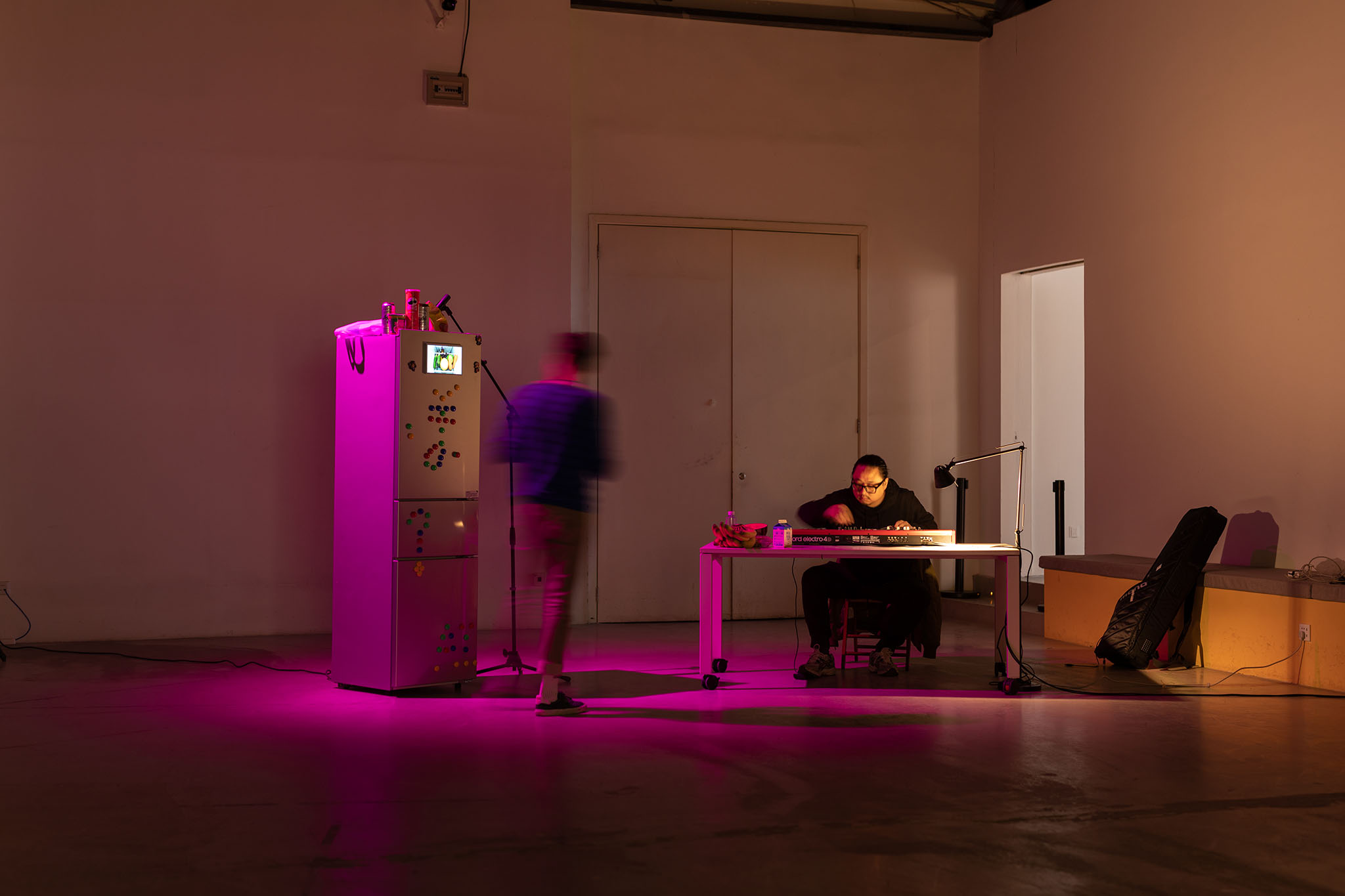A Metallic Refrigerator, Freezer, Sitting Inside of a Kitchen